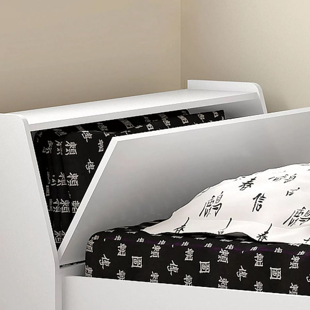 Bicama Solteiro Ditália BB-28 - Branco