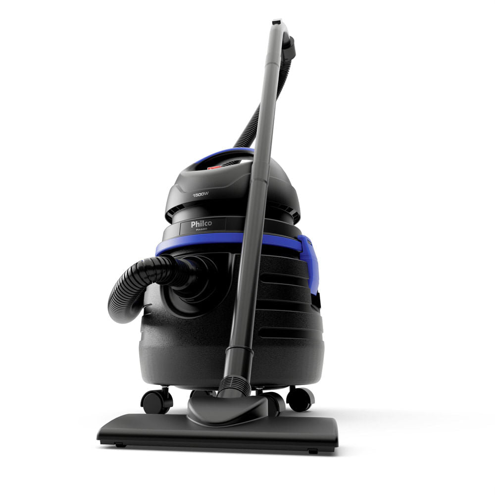 Aspirador de Pó e Água Philco PAS80 1500W - Preto/Azul