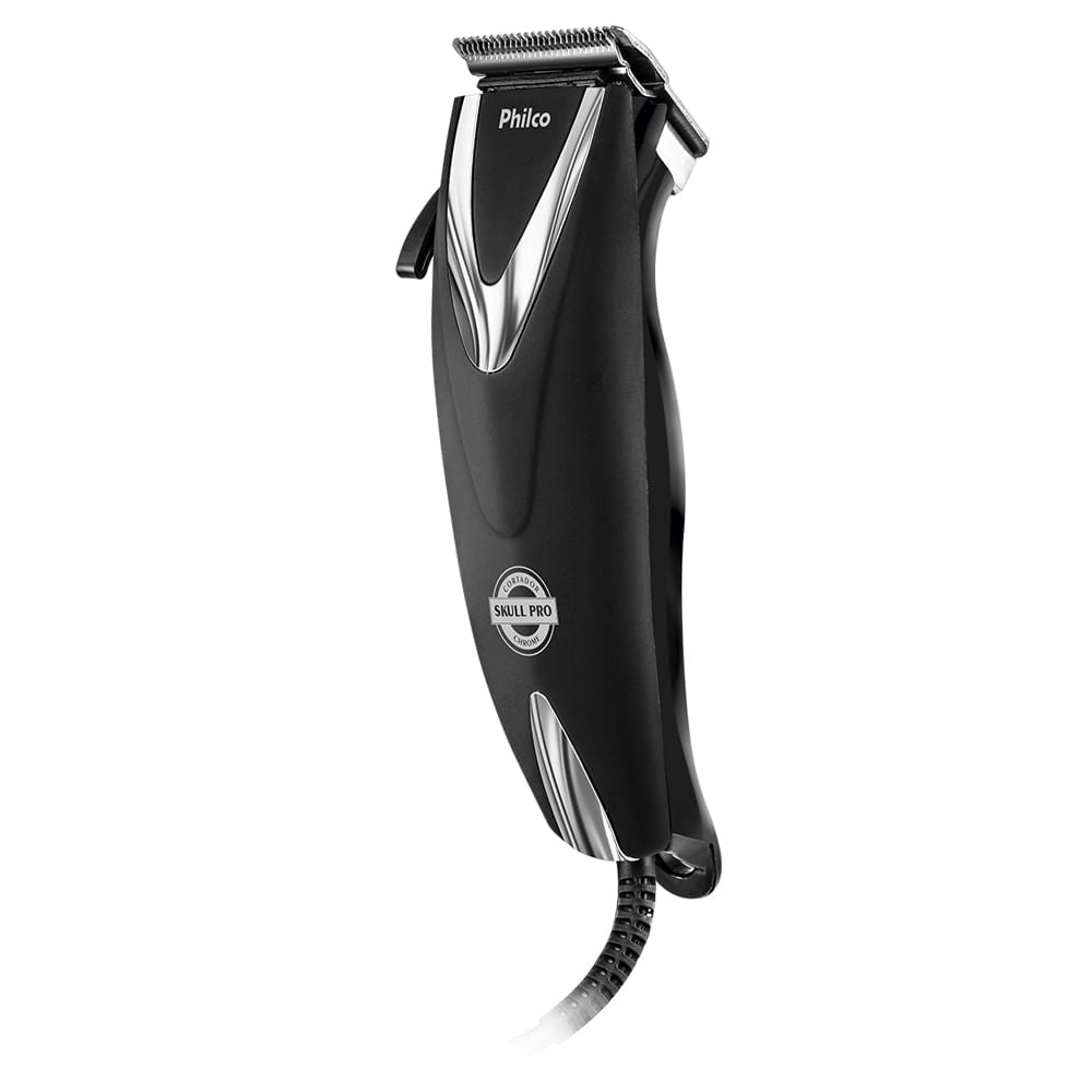 Máquina de Cortar Cabelo Philco PCR12CR 9 em 1 Skull Pro Chrome