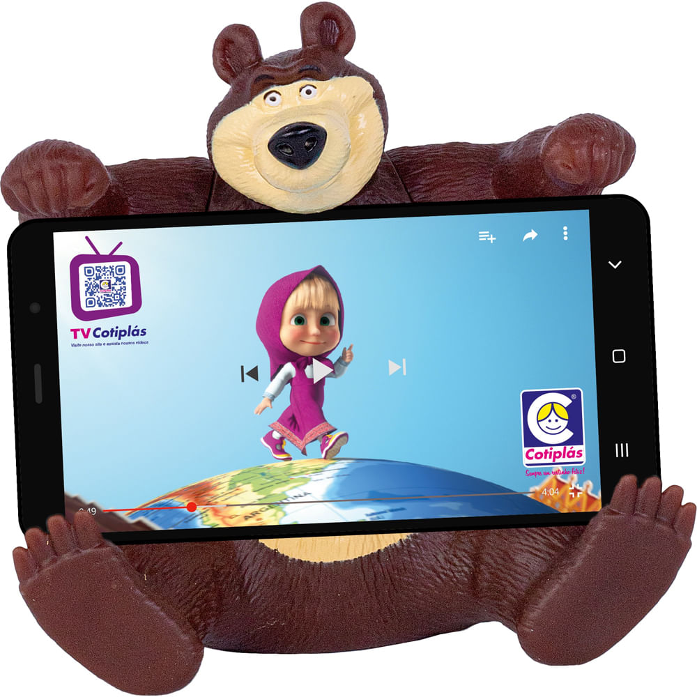 Urso da Masha Cotiplás 2466 Marrom