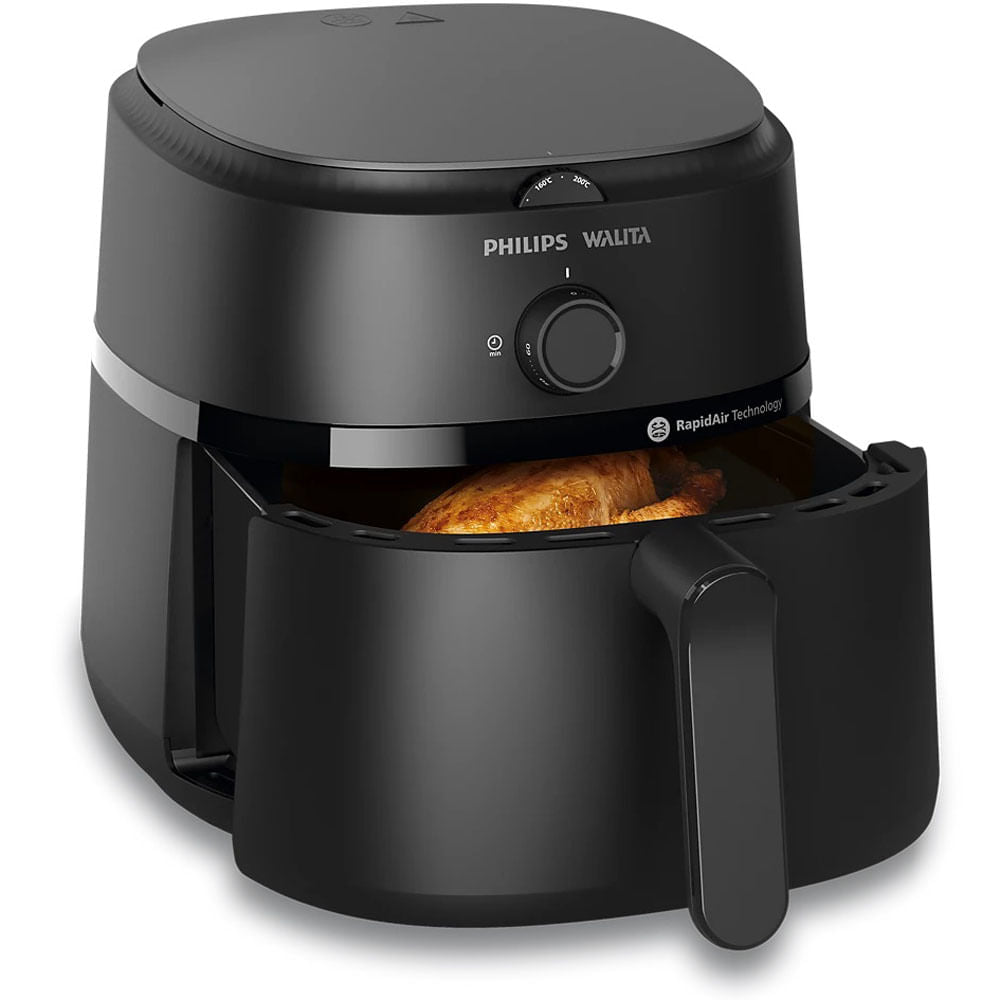 Fritadeira Philips Walita Airfryer 6,2 Litros Série 1000 NA130/09 - Preta