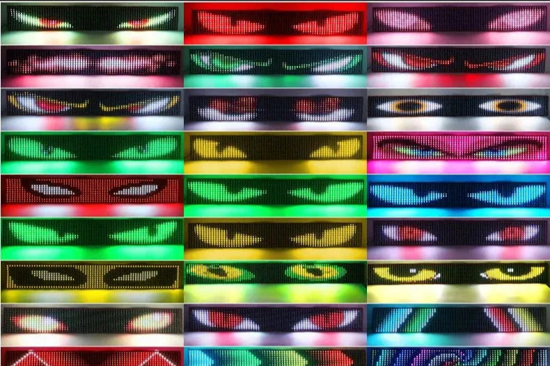 Tela Flexível de Led para Carros e Caminhões - Display Digital com Aplicativo no Celular