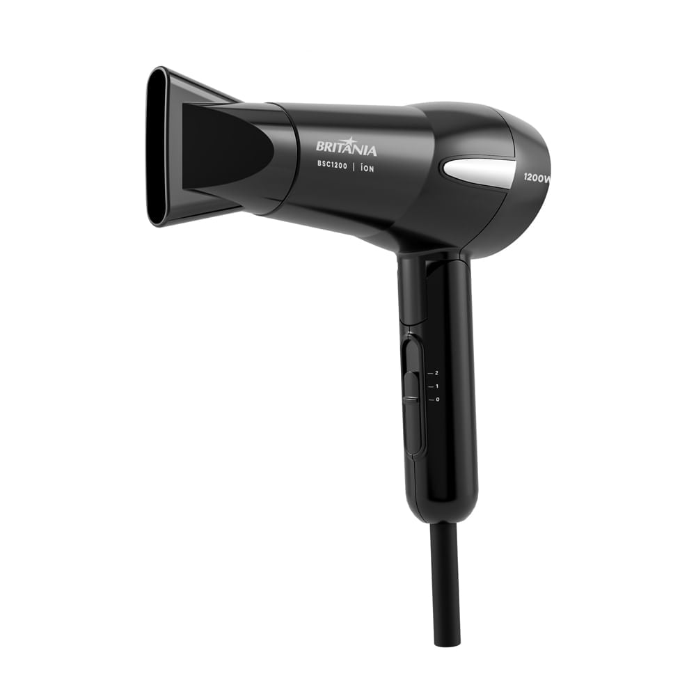 Secador de Cabelos Britânia BSC1200 - Preto
