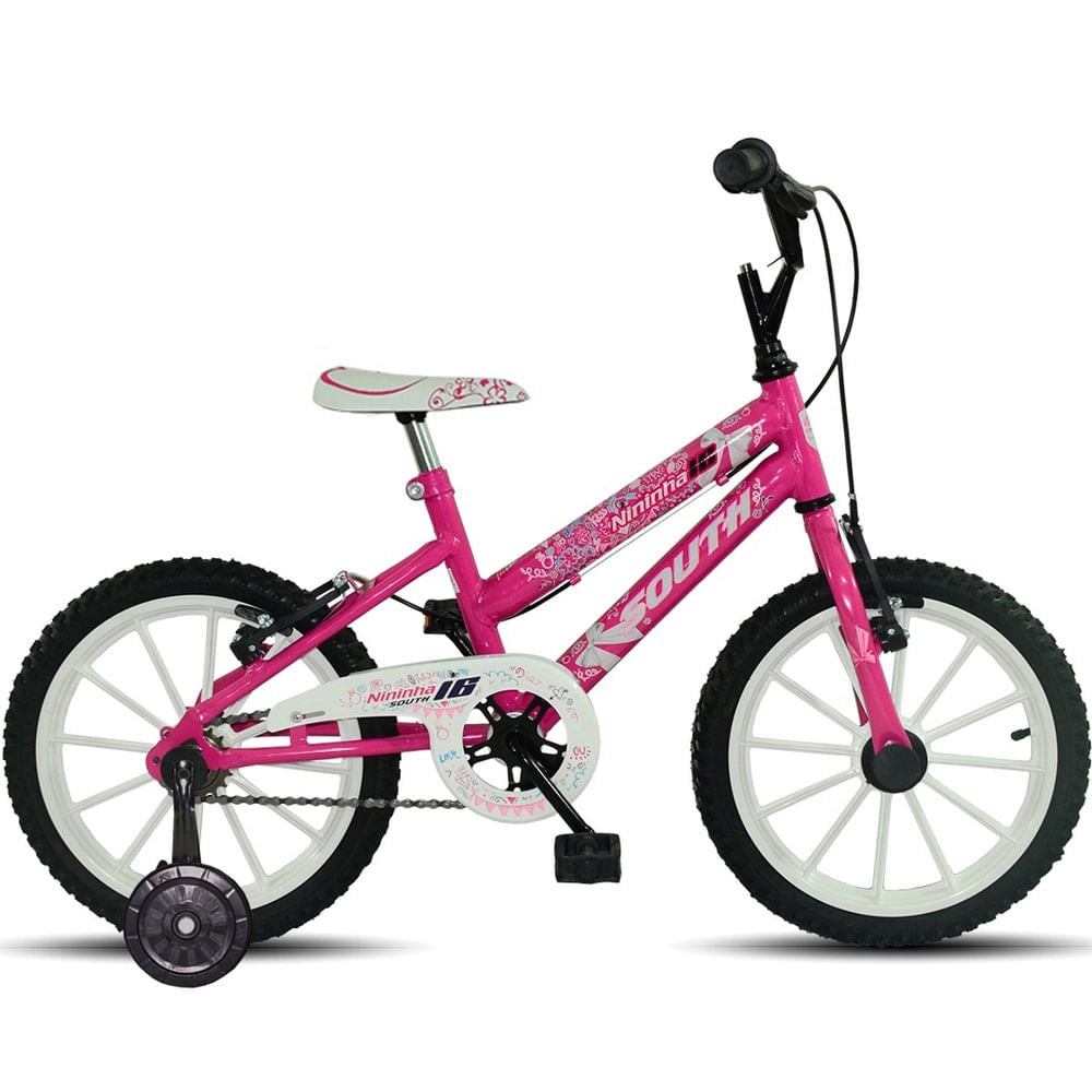 Bicicleta South Bike Infantil Nininha Aro 16 - Rosa Pink