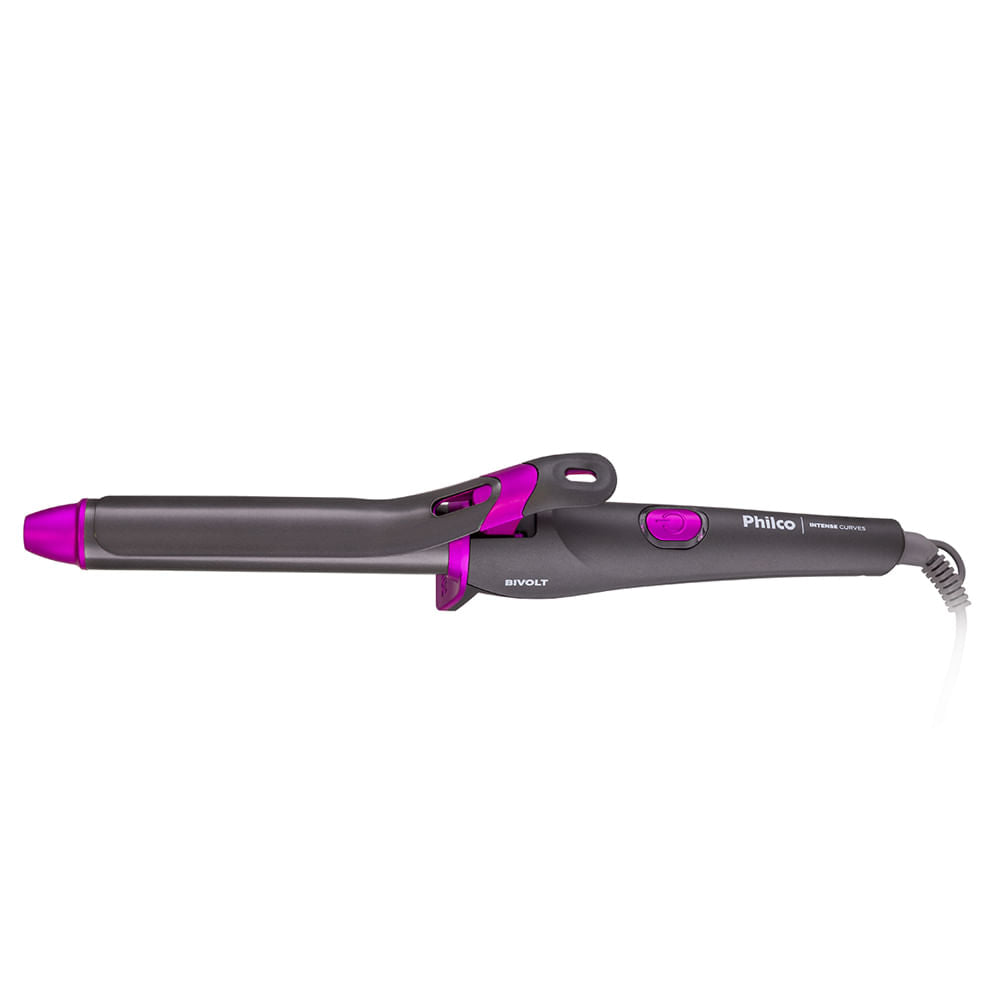 Cacheador de Cabelo 220°C Philco PEC15 Revestimento em Cerâmica - Rosa