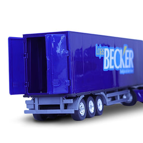 Caminhão Iveco S-Way 618 Baú Lojas Becker Usual - Azul