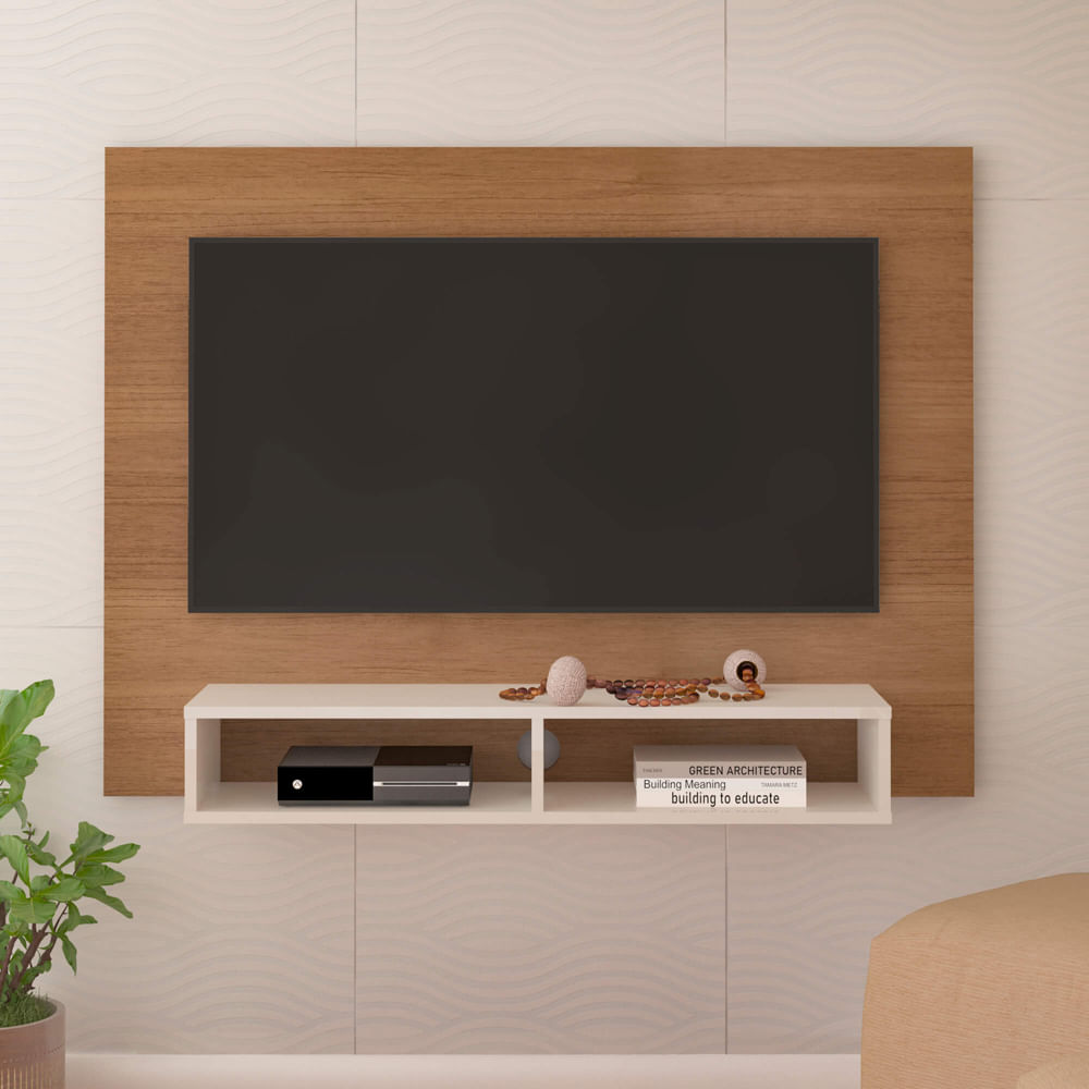 Painel Artely Flah Suspenso - Cinamomo/Off White