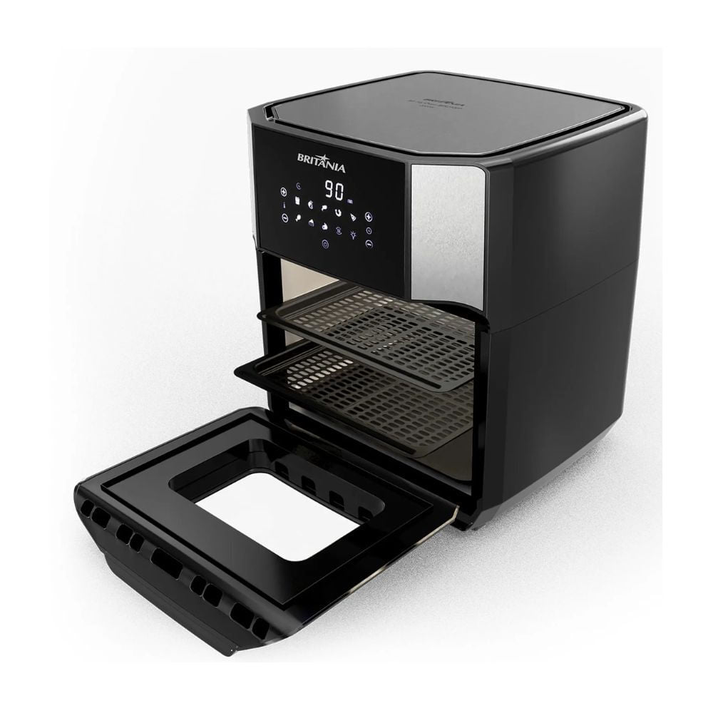 Fritadeira Britânia 4 em 1 Air Fryer e Forno Oven 12 Litros BFR2100 - Preta