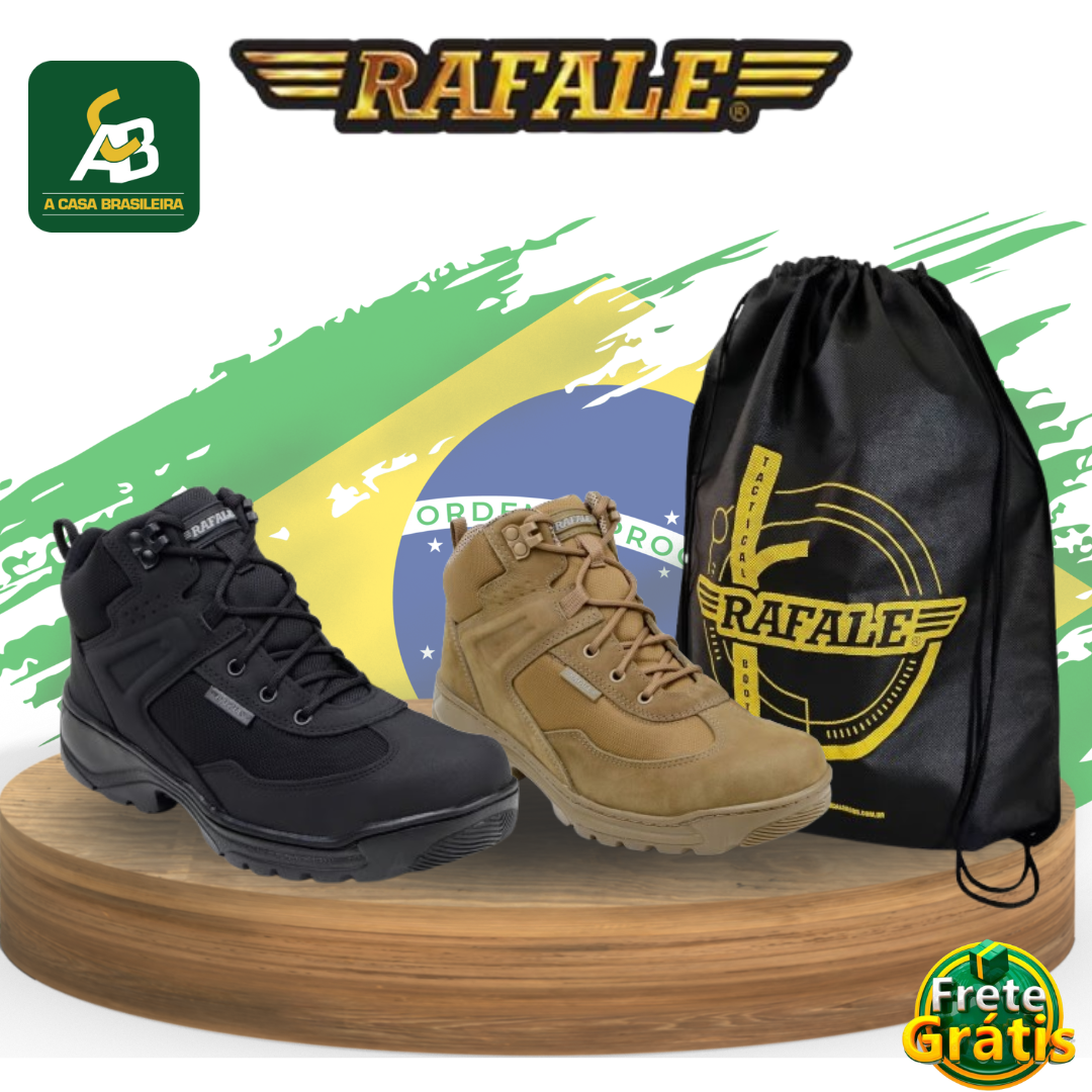 Kit 2 Botas Táticas Combat Rafale + Mochila Exclusiva